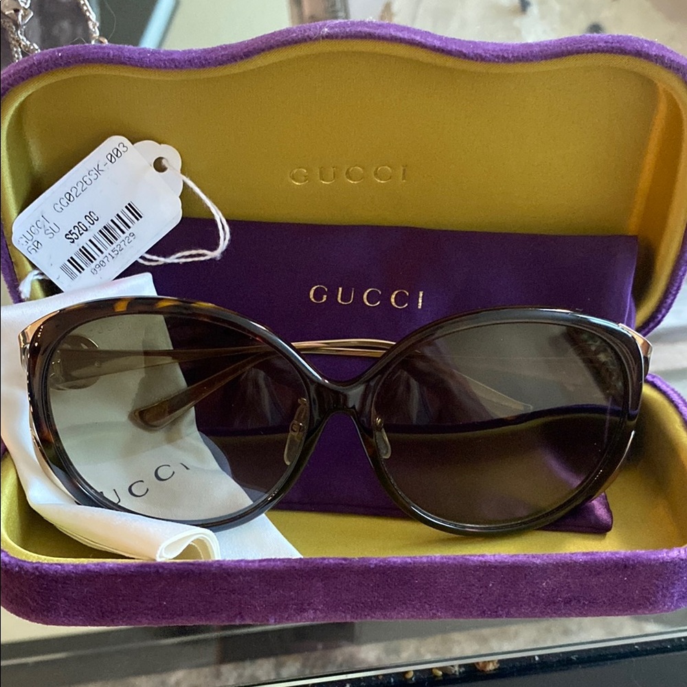 Gucci Women's Black Sunglasses